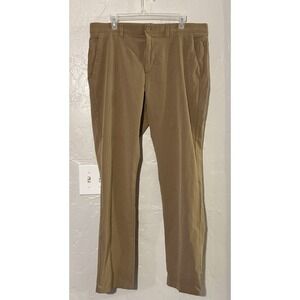 FLX Urban Commuter Stretch Performance Golf Pants Tan Mens 36x32